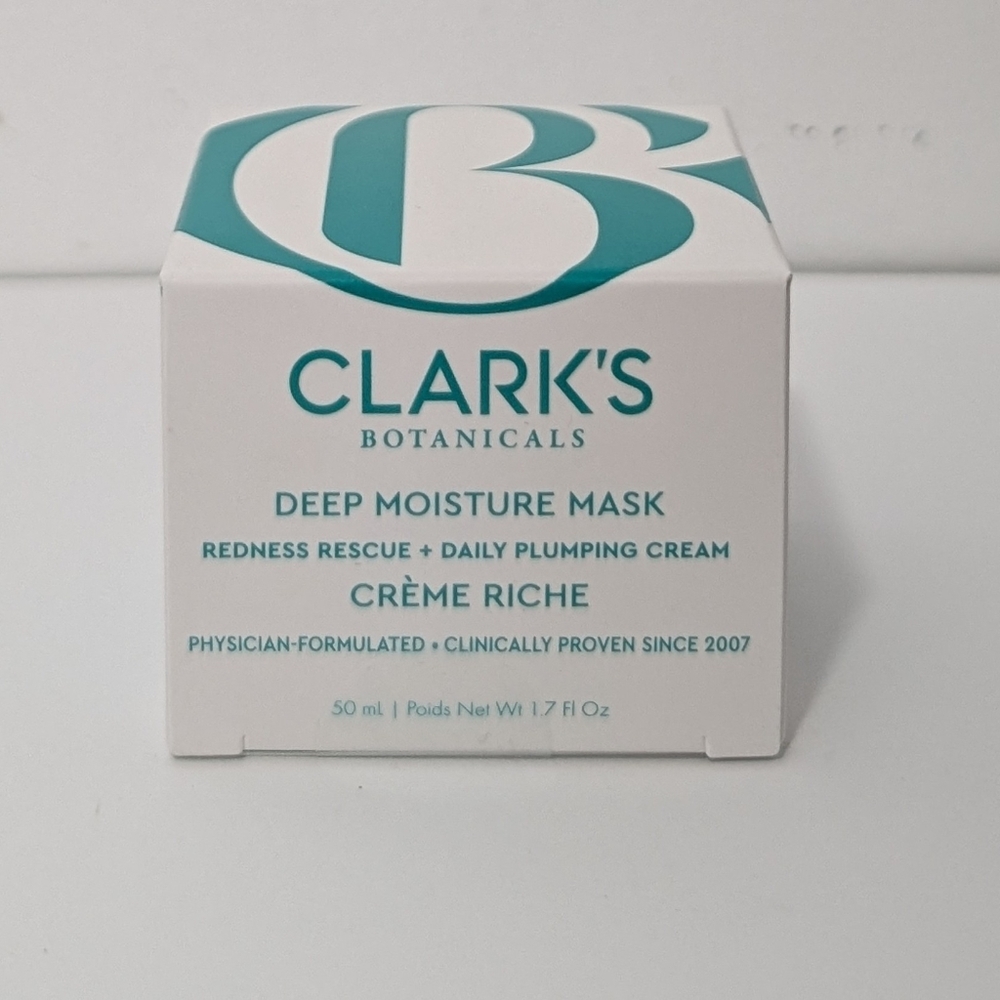Clark’s Botanicals Deep Moisture Mask - 1.7 fl oz / 50ml (New in Box)